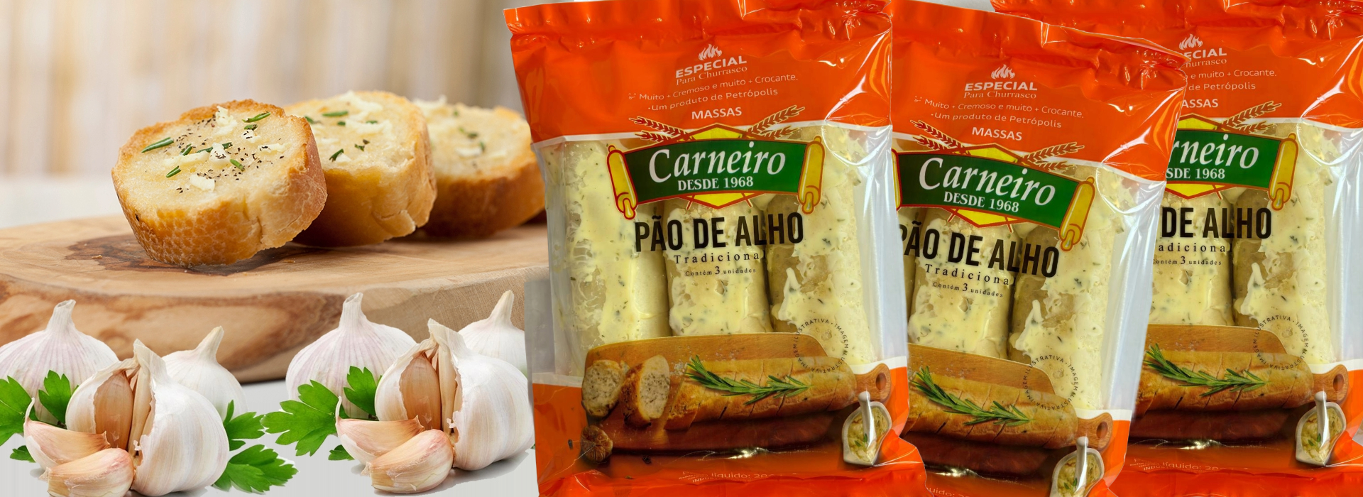 Pão de Alho Carneiro