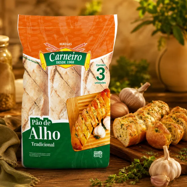 Pão de alho tradicional